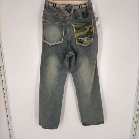 ナスティ キック NASTY KICK Camo Point Denim Pants メンズ JPN:M
