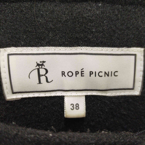ロペピクニック Rope Picnic ノーカラージャージメルトンコート レディース JPN:38
