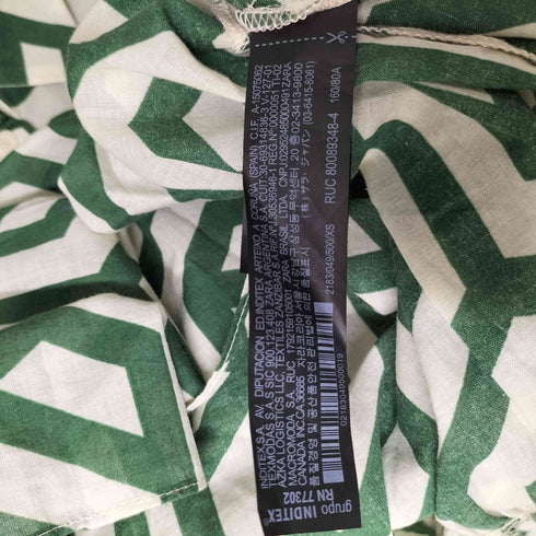 ザラ ZARA Geometric Print dress レディース import:XS