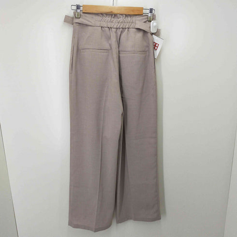ロペピクニック Rope Picnic 麻調シアーハイウエストパンツ レディース JPN:38