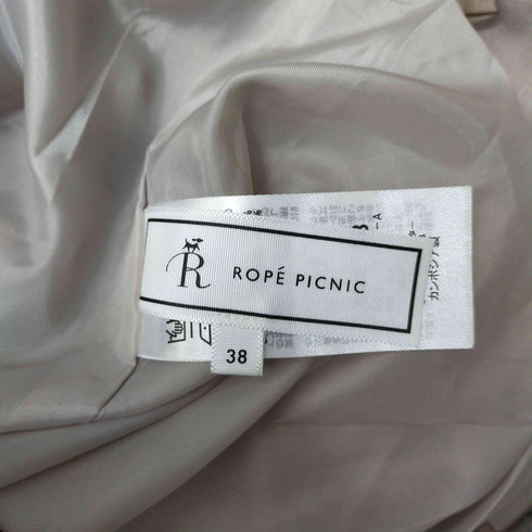 ロペピクニック Rope Picnic 麻調シアーハイウエストパンツ レディース JPN:38