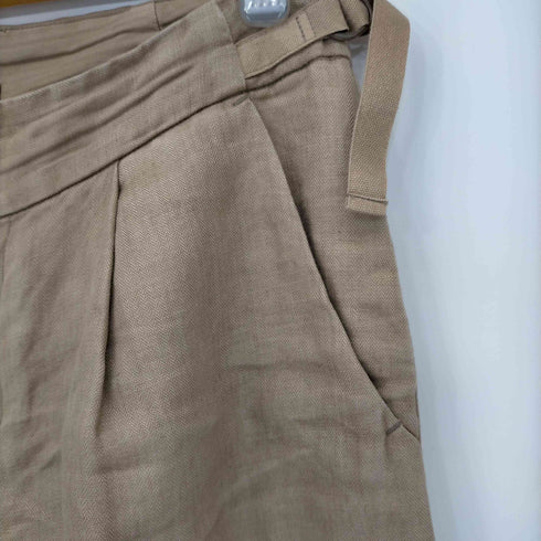 パドカレ pas de calais 2タックリネンワイドパンツ レディース JPN:36