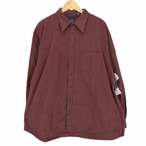 ギャップ Gap 00S チェックシャツ メンズ JPN:XXL