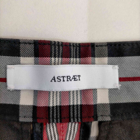 アストラット ASTRAET チェック フロントタックワイドパンツ レディース JPN:0