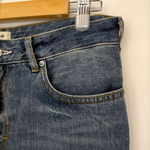 アクネストゥディオズ ACNE STUDIOS POP VINTAGE BLUE カットオフスキニーデニム レディース EUR:34