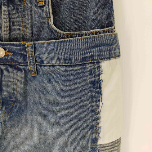 ザラ ZARA ZW DENIM レイヤードデザインデニムミニスカート レディース S