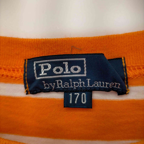 ポロバイラルフローレン Polo by RALPH LAUREN ポニー刺繍 ボーダー クルーネックTシャツ メンズ 170