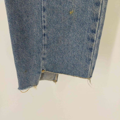 ベルシュカ BERSHKA カットオフルーズストレートデニム レディース 32