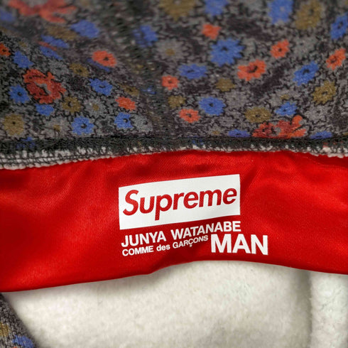 シュプリーム Supreme HOODED SWEATSHIRT BLACK FLOWERS メンズ JPN:L