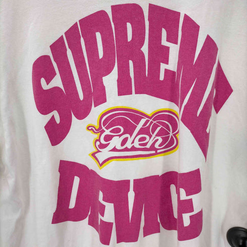 グッドイナフ GOOD ENOUGH USA製 S/S HANESボディ SUPREME DEVICE プリントTシャツ メンズ JPN:L