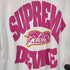 グッドイナフ GOOD ENOUGH USA製 S/S HANESボディ SUPREME DEVICE プリントTシャツ メンズ JPN:L