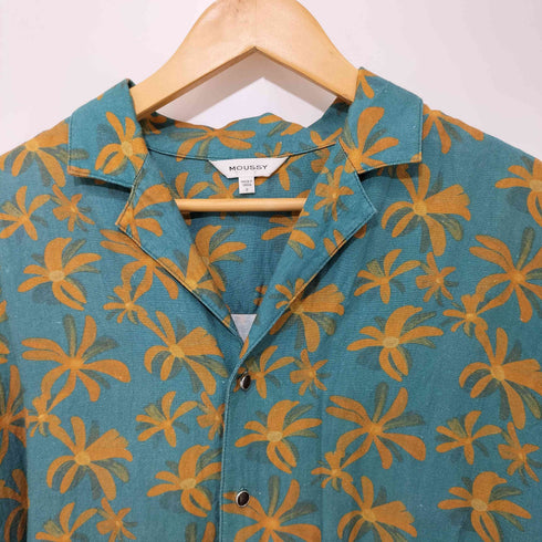 マウジー moussy 2019SS VACAY FLOWER OPEN SHIRT レディース FREE