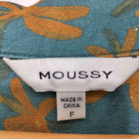 マウジー moussy 2019SS VACAY FLOWER OPEN SHIRT レディース FREE