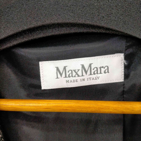 マックスマーラ MAX MARA イタリア製 白タグ ウール混カシミヤ 2Bテーラードジャケット レディース JPN:38