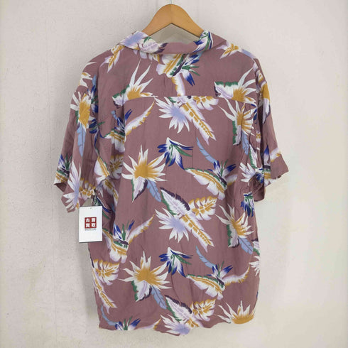 HONOLULU SUNSET by KING JON'S レーヨン オープンカラー アロハシャツ メンズ import:L