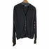 U.S. LINES SPORTSWEAR USA製 アクリルカーディガン ブラック メンズ import:L