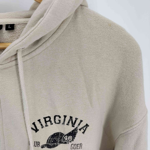 ヒルクロップ HILL CROP VIRGINIA キャップウィング ロゴ プリント ジップアップ パーカー メンズ import:L