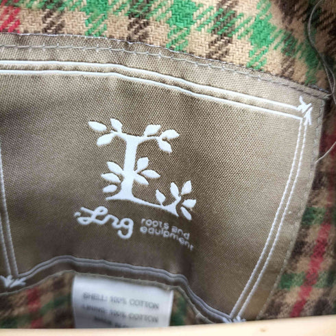 エルアールジー LRG 裏地チェック 4つポケ ハンティングジャケット メンズ import:S