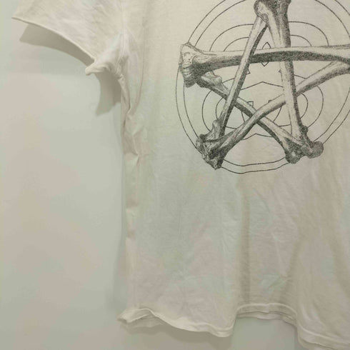 ステューシー Stussy シャネルロゴ ボーン スター 骨 星 クルーネックTシャツ メンズ import:M