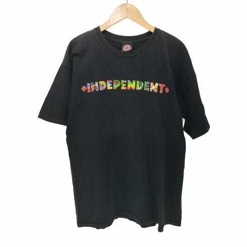 インディペンデント INDEPENDENT ロゴプリント クルーネックTシャツ メンズ import:L