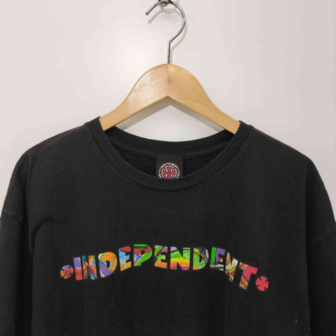 インディペンデント INDEPENDENT ロゴプリント クルーネックTシャツ メンズ import:L