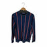 トミーヒルフィガー TOMMY HILFIGER ストライプ柄 クルーネック コットンニット メンズ JPN:M