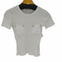 ザラ ZARA RIBBED POCKET T-SHIRT レディース JPN:S