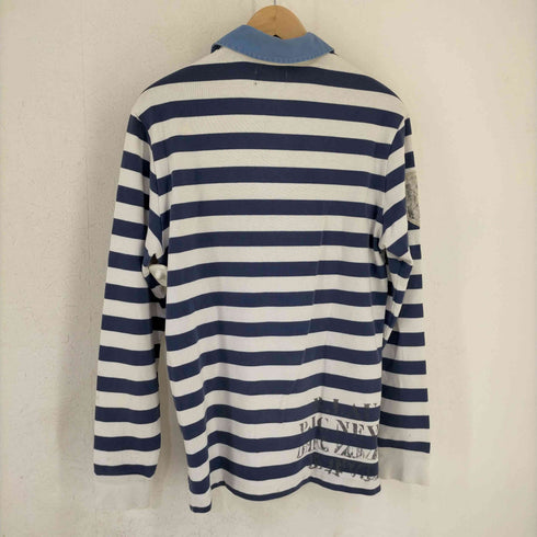 ポロジーンズカンパニーラルフローレン POLO JEANS COMPANY RALPH LAUREN ボーダー ラガーシャツ メンズ import:S