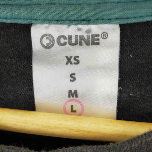 キューン CUNE フロントプリントカットソー メンズ JPN:L