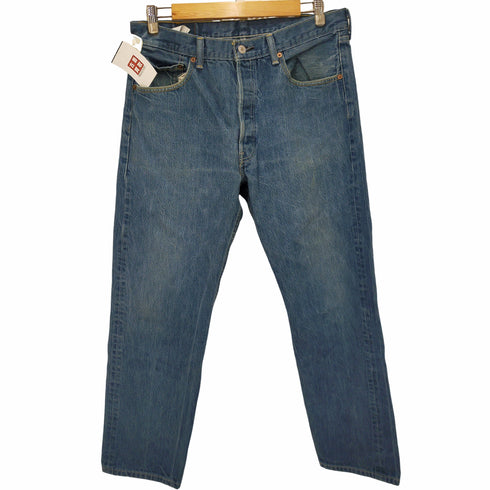 リーバイス Levis 00S メキシコ製 ボタン裏刻印4090 ボタンフライ 501 ストレートデニムパンツ メンズ W35 L32
