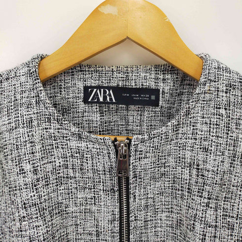 ザラ ZARA ストラクチャーボンバージャケット レディース import:M