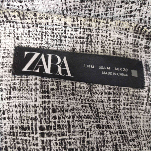 ザラ ZARA ストラクチャーボンバージャケット レディース import:M