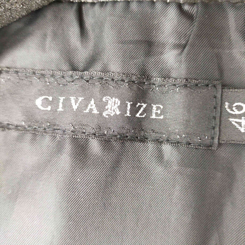 - CIVARIZE ラムレザーダブルライダースジャケット メンズ 46
