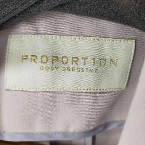プロポーション PROPORTION オーバーサイズボリュームスリーブとろみロングコート レディース JPN:M