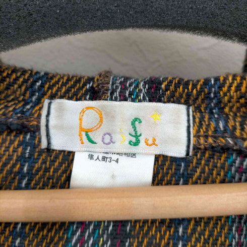 Raifu ネパール製 ポンチョ メンズ