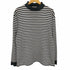 アベイシングエイプ A BATHING APE ボーダーモックネック ロングスリーブTシャツ ロンT メンズ import:XL