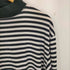 アベイシングエイプ A BATHING APE ボーダーモックネック ロングスリーブTシャツ ロンT メンズ import:XL