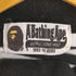 アベイシングエイプ A BATHING APE ボーダーモックネック ロングスリーブTシャツ ロンT メンズ import:XL