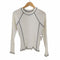 ザラ ZARA リブ Tシャツ トップステッチ メンズ S-M