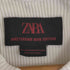 ザラ ZARA リブ Tシャツ トップステッチ メンズ S-M