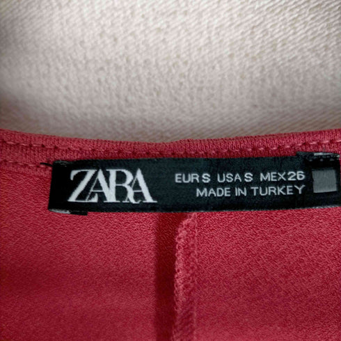 ザラ ZARA ウエストギャザーマキシワンピース レディース import:S