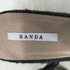 ランダ RANDA 異素材コンビバックストラップパンプス レディース JPN:M