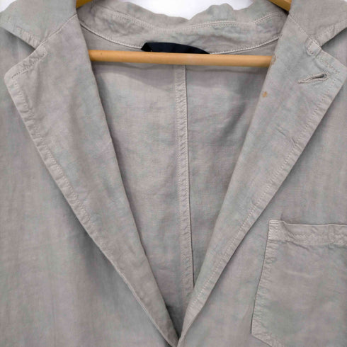 ゼニアスポーツ Zegna sport 90-2000S ルーマニア製 リネン 2B テーラードジャケット メンズ import:L