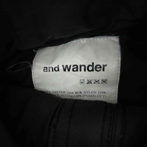 アンドワンダー and wander twill fleece jacket レディース JPN:1