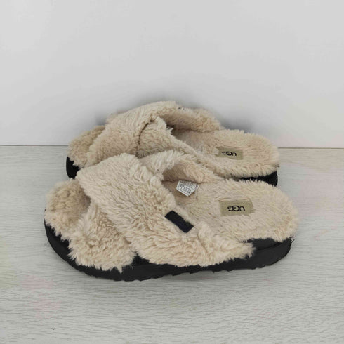 アグ UGG FUZZ SUGAR CROSS ボアサンダル レディース 25cm