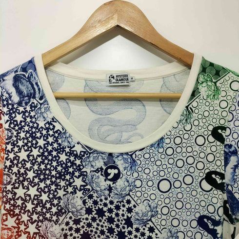 ヒステリックグラマー HYSTERIC GLAMOUR Y2K MANDARA PT Tシャツ レディース M