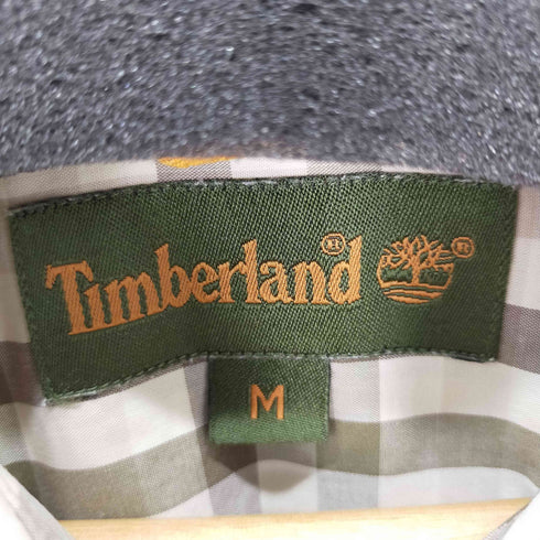 ティンバーランド Timberland 00s ロゴ刺繍 ボタンダウンS/Sポケットシャツ メンズ JPN:M