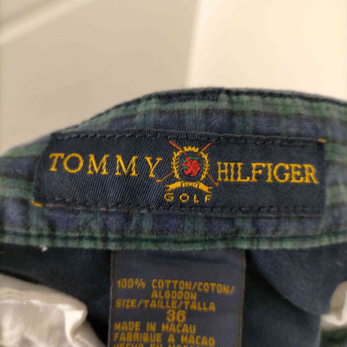 トミーヒルフィガー TOMMY HILFIGER コットン2タックショーツ メンズ FR:36-38