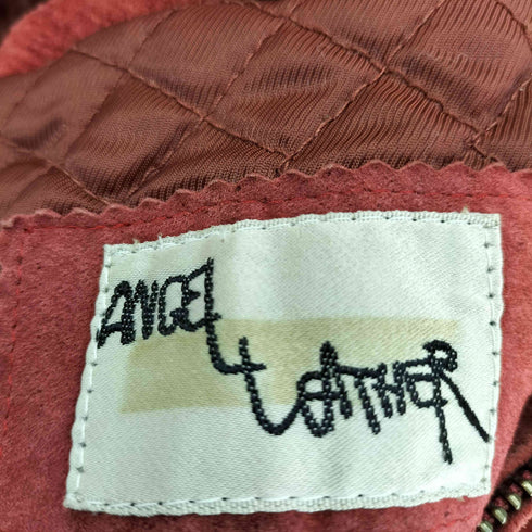 エンジェルレザー ANGEL LEATHER 裏地キルティング スウェード レザー ジャケット メンズ JPN:M