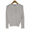 ザラ ZARA スリーブボタンデザインニット レディース import:L